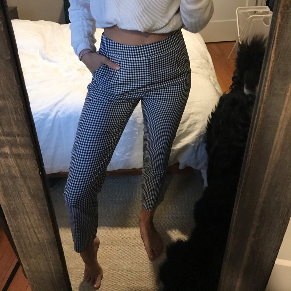 Gingham Pants